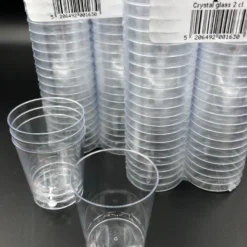 200 Schnapsgläser Schnapsbecher Pinnchen Aus Plastik Einweg 2 Cl Mit Füllstrich