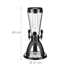 Relaxdays 4 L Biersäule Mit 3 Zapfhähnen -Deutschland Herd Geheimnis Verkaufs-Shop 0202b784248f29b934bf576b4a3778bd