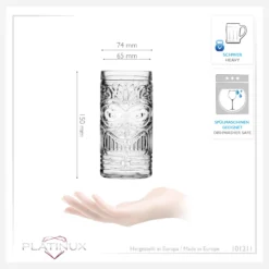 Tiki Gläser Set 6-Teilig Hoch Aus Glas 450ml (max. 500ml) Cocktailgläser Biergläser -Deutschland Herd Geheimnis Verkaufs-Shop 042155e084df5f6fda9f28a3156c932d