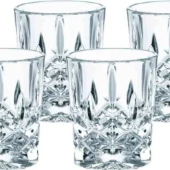 Nachtmann 100694 Noblesse Stamper Kristallglas, 55 Ml, H: 6,1 Cm, ø 5 Cm, Klar (4er Pack) -Deutschland Herd Geheimnis Verkaufs-Shop 0938f8fa0c1903483aeb8d4d9924eee4