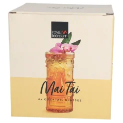 4x Mai Tai Glas 490 Ml Klarglas Cocktail-Kelch Tiki-Cocktail Rum-Longdrink Mai Tai Glass -Deutschland Herd Geheimnis Verkaufs-Shop 0e4a910fbc25ed64a001ee7e8e5991a7