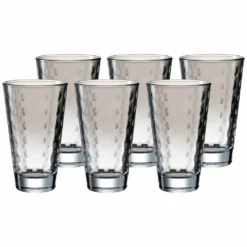 Leonardo Longdrinkglas 200 Ml Optic [6 Stück] Grau Rund Ø 8 X H 13 Cm -Deutschland Herd Geheimnis Verkaufs-Shop 0eb1be736ae1c824506b5d590bb6552b