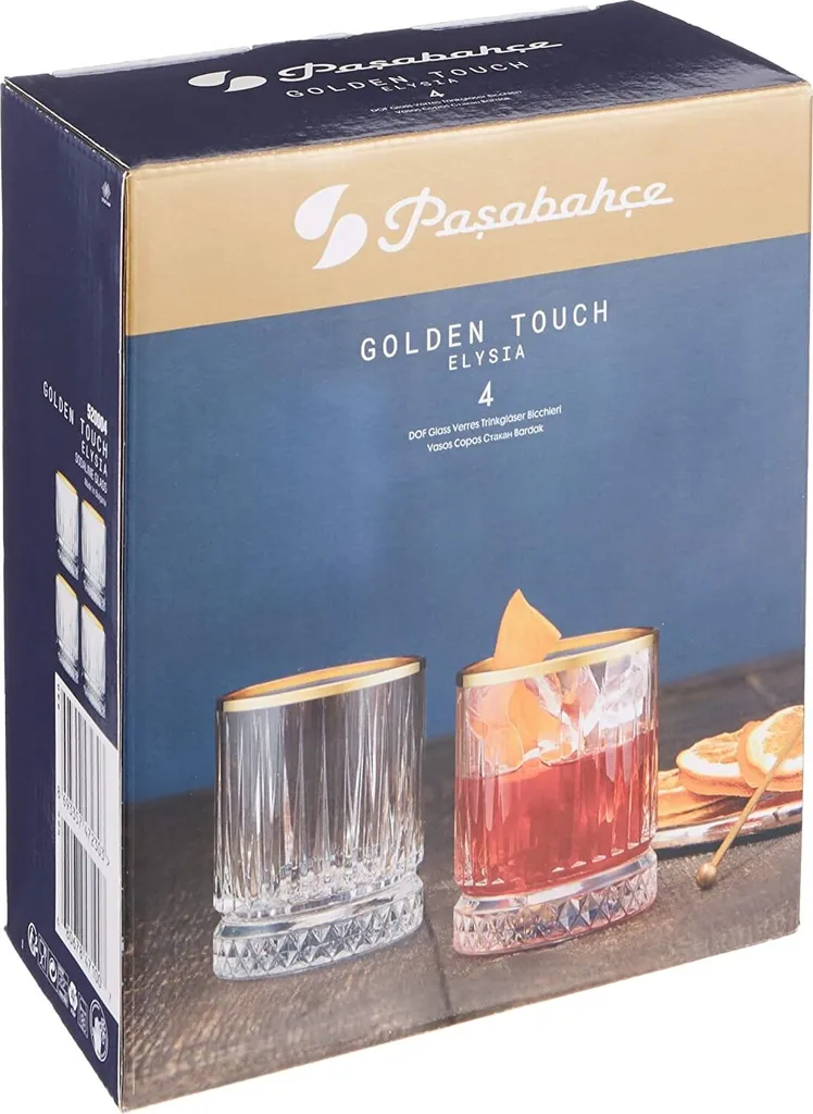 Pasabahce ELYSIA 520004 4er Set Wassergläser Kurz 355 Ml Wassergläser Softdrink 4 Pasabahce ELYSIA 520004 4er Set Wassergläser Kurz 355 Ml Wassergläser Softdrink - Image 2