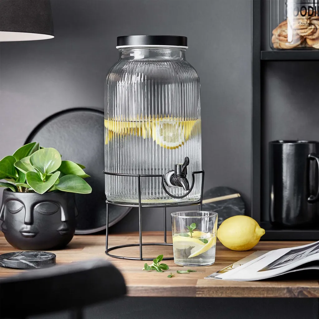 BUTLERS FOUNTAIN Getränkespender Mit Ständer 2 Tlg. 4 BUTLERS FOUNTAIN Getränkespender Mit Ständer 2 Tlg. - Image 2