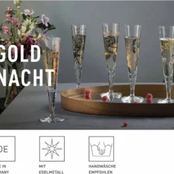 Goldnacht Champagnerglas-Set F23 Von Carolin Oliveira 37 Goldnacht Champagnerglas-Set F23 Von Carolin Oliveira -Deutschland Herd Geheimnis Verkaufs-Shop 139d65736acd0d3dfa9b8dd227750d17