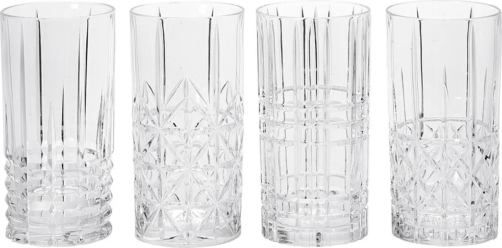 Nachtmann 0097784-0 Longdrinkbecher 'Highland' Kristallglas, 375 Ml, H: 15,1 Cm, ø 7,7 Cm, Transparent, 4-teilig (1 Set) 4 Nachtmann 0097784-0 Longdrinkbecher 'Highland' Kristallglas, 375 Ml, H: 15,1 Cm, ø 7,7 Cm, Transparent, 4-teilig (1 Set) - Image 2