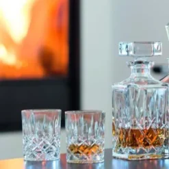 Nachtmann 0091899-0 Noblesse Whisky-Set, 1 X Karaffe/Dekanter + 2 X Whisky-Becher, Klar (1 Set) -Deutschland Herd Geheimnis Verkaufs-Shop 16709accb6d351db8cd39e326b682f39