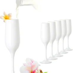 Weiße Sektgläser Set 6 Teilig Champagnergläser 160ml (max. 200ml) Aus Glas -Deutschland Herd Geheimnis Verkaufs-Shop 17a66b0c3df886de0eb19cfdcb166f4a
