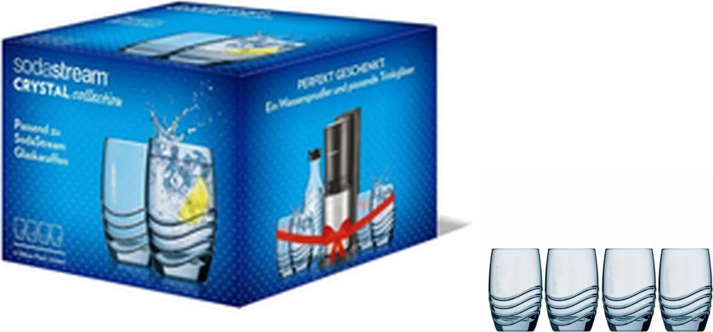 Sodastream Trinkglas 4er-Pack, Passend Zu Sodastream-Glaskaraffen 10 Sodastream Trinkglas 4er-Pack, Passend Zu Sodastream-Glaskaraffen - Image 8