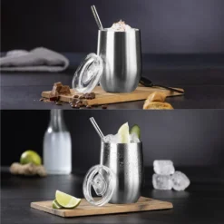 GOURMETmaxx Getränkebecher Inkl. Trinkhalm - 2er-Set -Deutschland Herd Geheimnis Verkaufs-Shop 19440e7103e1d2f7e9f36085776d0978