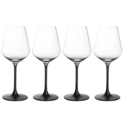 Villeroy & Boch Rotweinkelch, Manufacture Rock Klar,schwarz, 4 Tlg. -Deutschland Herd Geheimnis Verkaufs-Shop 19c57b41fcc1f0b897514df30576736a