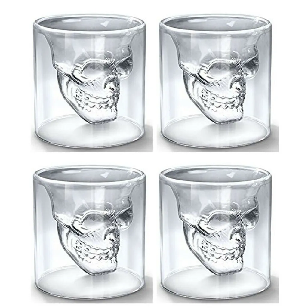 Skull-in-glass Winkee 4 Schnapsgläser Shot Glas Totenkopf Schädel 25ml Partyglas Weingläser 6 Skull-in-glass Winkee 4 Schnapsgläser Shot Glas Totenkopf Schädel 25ml Partyglas Weingläser - Image 4
