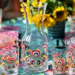 KROSNO Folk Bunt Wassergläser, 6er-Set, 250 Ml -Deutschland Herd Geheimnis Verkaufs-Shop 1d3dfc996d5048c8a51f3dbbdb00a12a