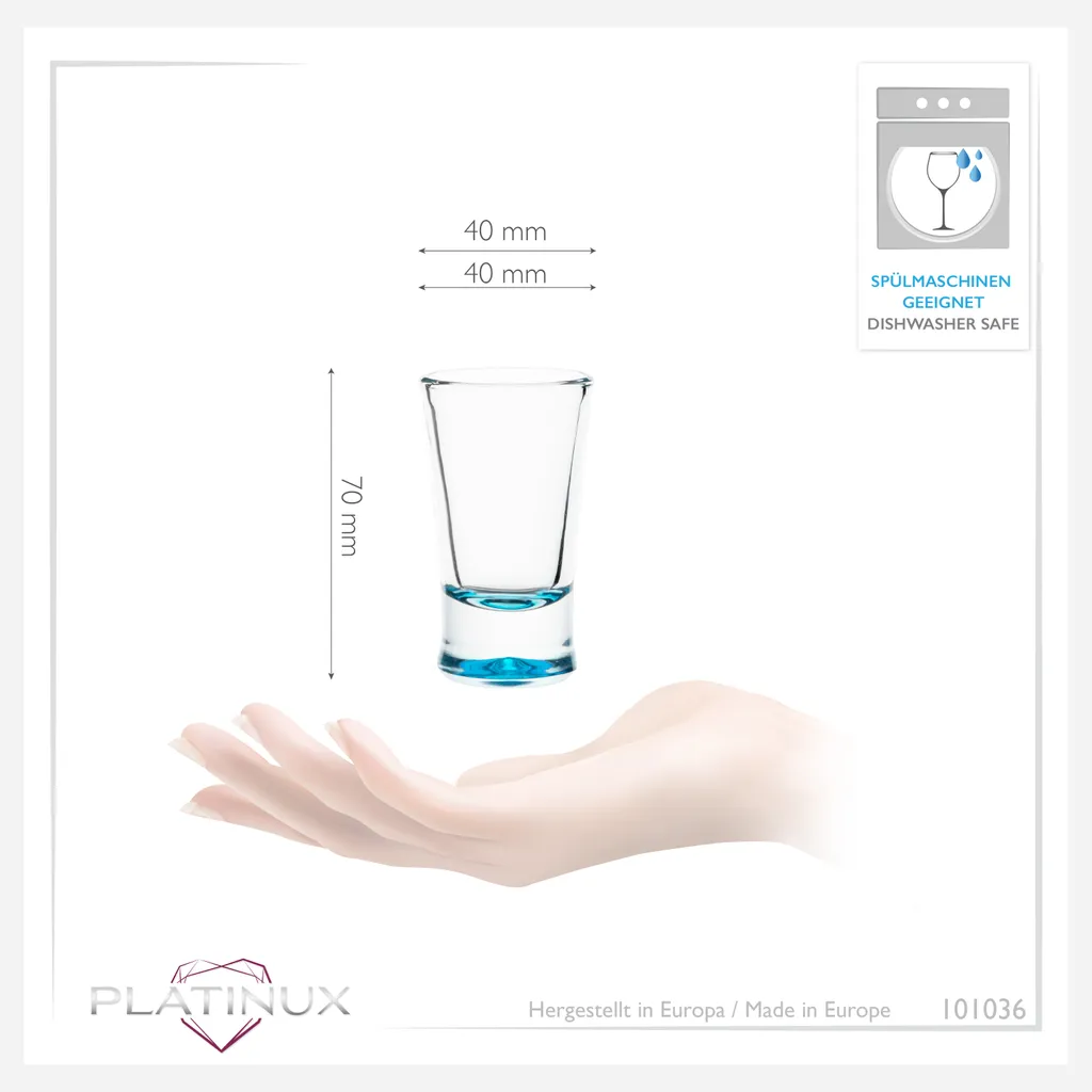 Shotgläser Set 6 Teilig Bunt Schnapsgläser 2,5cl Tequilagläser Wodkagläser Pinnchen 4 Shotgläser Set 6 Teilig Bunt Schnapsgläser 2,5cl Tequilagläser Wodkagläser Pinnchen – Bild 2