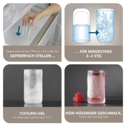 GOURMETmaxx Glas Selbstkühlend - 2er-Set Je 280 Ml -Deutschland Herd Geheimnis Verkaufs-Shop 22453f55841d5419ec016bed47ddf389