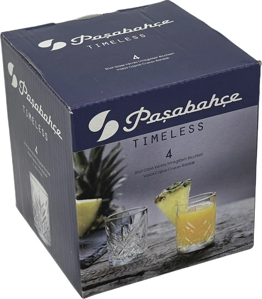 Pasabahce 52780 Shot Glas Stamper Timeless In Crystal Design 4er-Set 7 Pasabahce 52780 Shot Glas Stamper Timeless In Crystal Design 4er-Set - Image 5