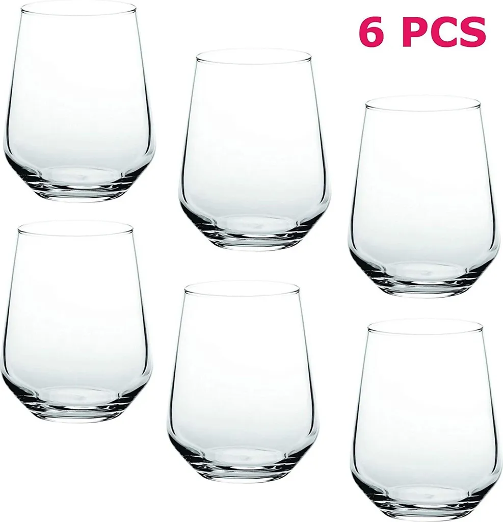 Pasabahce Allegra Set Von 6 Gläser Für Wein, Saft, Wasser, Whisky 425 Ml Gastronomie Restaurant 6 Pasabahce Allegra Set Von 6 Gläser Für Wein, Saft, Wasser, Whisky 425 Ml Gastronomie Restaurant - Image 4