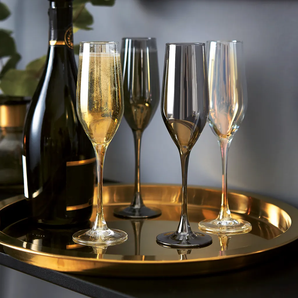 6 Champagnergläser Set Celeste Shiny Graphine 160 Ml LUMINARC 4 6 Champagnergläser Set Celeste Shiny Graphine 160 Ml LUMINARC – Bild 3