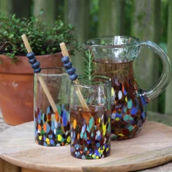 Mundgeblasenes Trinkglas Aus Mexiko Hoch 300ml Konfetti, Recyclingglas, Longdrink Glas 5 Mundgeblasenes Trinkglas Aus Mexiko Hoch 300ml Konfetti, Recyclingglas, Longdrink Glas -Deutschland Herd Geheimnis Verkaufs-Shop 29a55b00b37e860928db398fba8a2988