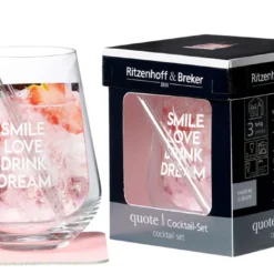 Ritzenhoff & Breker Cocktail-Set "SMILE" 3-teilig