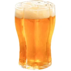 Biergläser, Langlebige Bierkrüge Tropfenbeständige Klassische Wasserbecher, Superschooner Tassen Bier Acryl Bierkrug Bierbecher Set 4 In 1 Cups Für Die Parteien Ktv