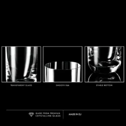 KROSNO Longdrinkgläser Wassergläser Trinkgläser | Set Von 6 | 360 ML | Glamour Kollektion | Perfekt Für Zuhause, Restaurants Und Partys | Spülmaschinenfest -Deutschland Herd Geheimnis Verkaufs-Shop 2d0fb1b14aa66141e0b69a1b514b4c68