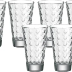 LEONARDO 012684 Optic Longdrinkbecher, Glas, 300 Ml, Ø 8 X 13 Cm, Klar (6 Stück) -Deutschland Herd Geheimnis Verkaufs-Shop 323c8ba8ba1b8f9c8dbca60908abb038