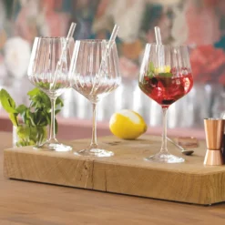 Nachtmann Gin&Tonic + 4 Glastrinkhalme 7574/8tlg. Tastes Good 103143 -Deutschland Herd Geheimnis Verkaufs-Shop 32c0955a58ef528d913f8785fa1ad5d6