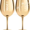 Moet & Chandon Champagne Champagner Glas Gläser Set - 2er Set Gold -Deutschland Herd Geheimnis Verkaufs-Shop 357f9256e8a243f1a1d2d3e322b6684f