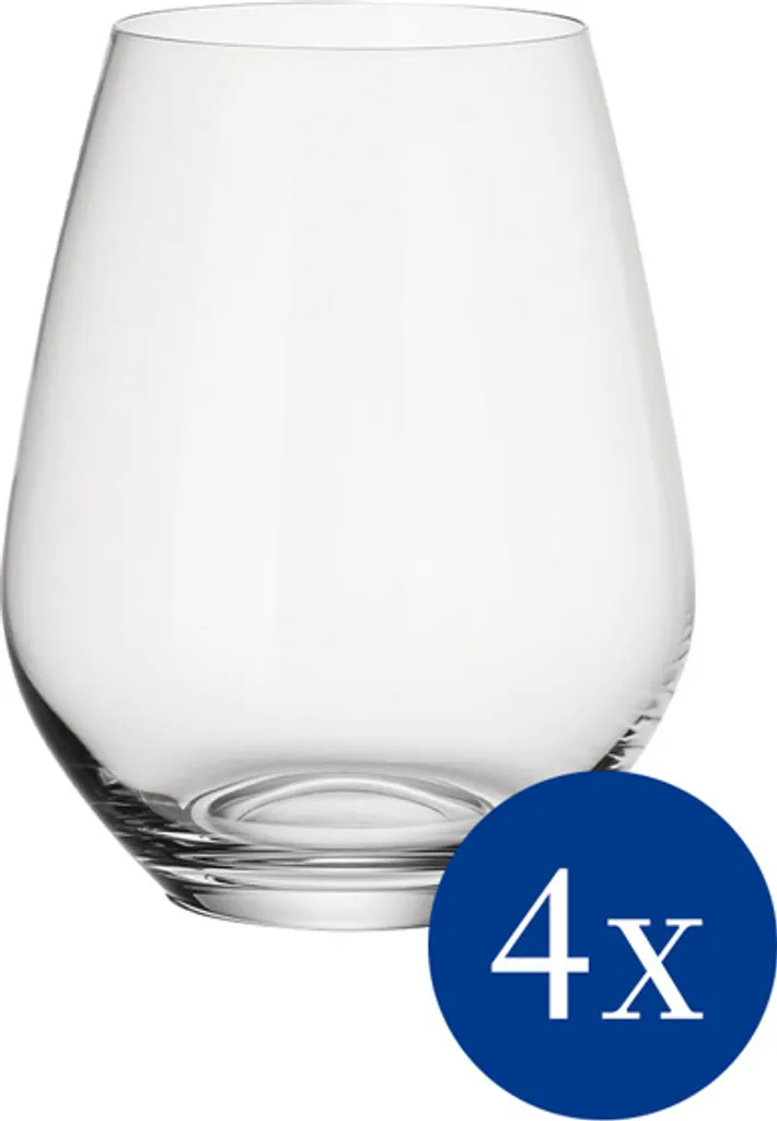 Villeroy & Boch Wasserglas Set Ovid Klar, 4 Tlg. 3 Villeroy & Boch Wasserglas Set Ovid Klar, 4 Tlg.