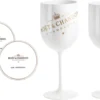 Original Moët & Chandon Acryl Champagnergläser Ice Imperial Weiß Inkl. Untersetzer -Deutschland Herd Geheimnis Verkaufs-Shop 3fc466e292097998055a71d4487a3676