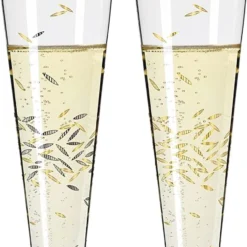 Goldnacht Champagnerglas-Set H22 Von Ritzenhoff Design Team -Deutschland Herd Geheimnis Verkaufs-Shop 4109ddd21567f860e1586c5ea3d7af68
