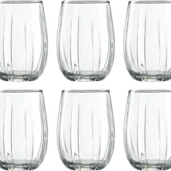 Pasabahce Linka 420405 6-Teilig Trinkglas Su Bardagi Gläser Wassergläser Becher Cocktail Saftgläser