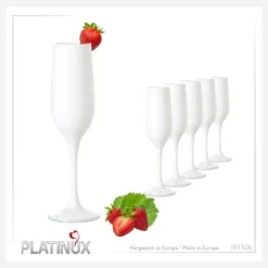 Weiße Sektgläser Set 6 Teilig Champagnergläser 160ml (max. 200ml) Aus Glas -Deutschland Herd Geheimnis Verkaufs-Shop 45b45688cdacbf91800db34b467765ed