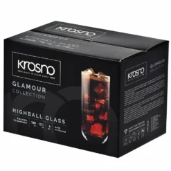 KROSNO Longdrinkgläser Wassergläser Trinkgläser | Set Von 6 | 360 ML | Glamour Kollektion | Perfekt Für Zuhause, Restaurants Und Partys | Spülmaschinenfest -Deutschland Herd Geheimnis Verkaufs-Shop 4ae51fca05494c3cf5ff70d23103529f