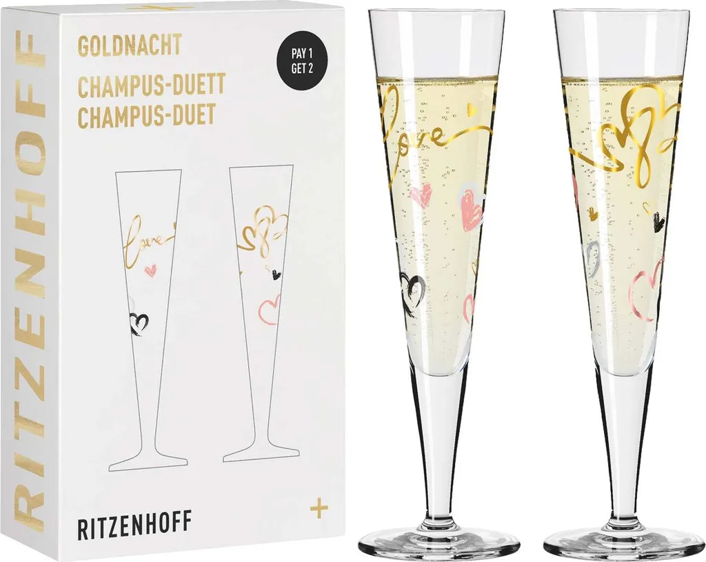Goldnacht Champagnerglas-Set F23 Von Carolin Oliveira 12 Goldnacht Champagnerglas-Set F23 Von Carolin Oliveira – Bild 10
