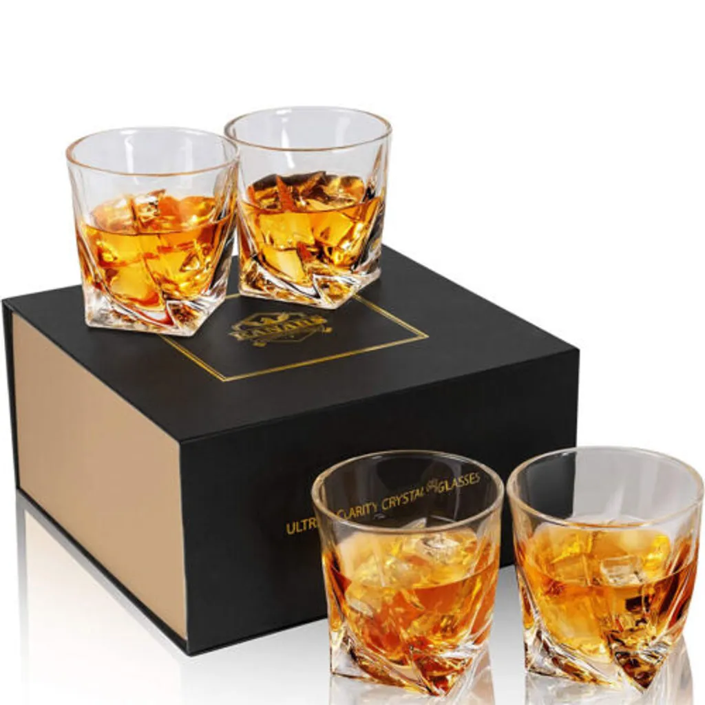 Whiskey Gläser Set Bleifrei Kristallgläser 4 Teilig 300 Ml Hochwertig Kanars 4 Whiskey Gläser Set Bleifrei Kristallgläser 4 Teilig 300 Ml Hochwertig Kanars - Image 2
