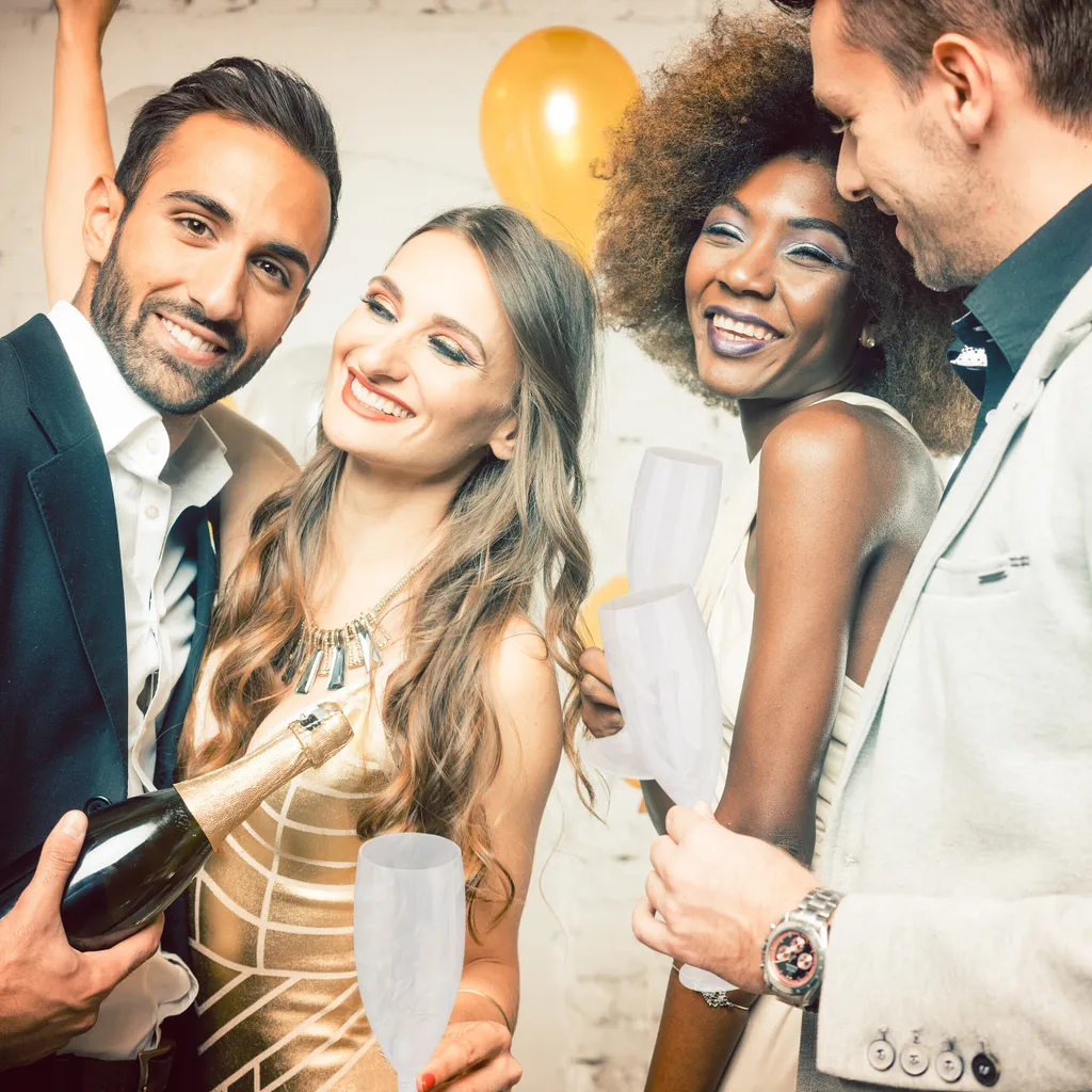 Relaxdays Sektgläser Kunststoff 6er Set 5 Relaxdays Sektgläser Kunststoff 6er Set - Image 3