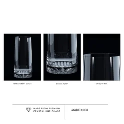 KROSNO Fjord Longdrinkgläser, 6er-Set, 350 Ml -Deutschland Herd Geheimnis Verkaufs-Shop 5336e8c1669daa110f75e1173f54f53b