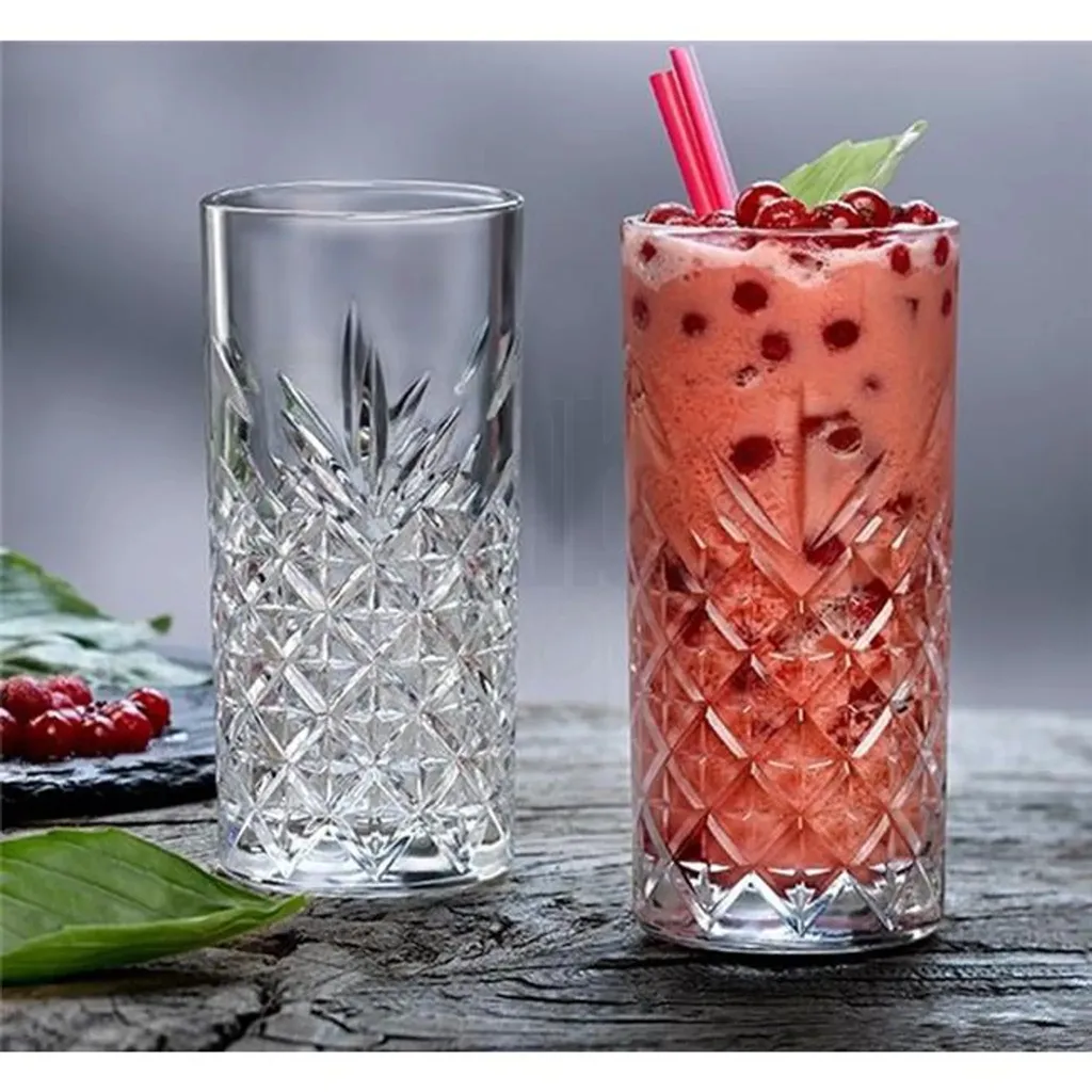 Pasabahce Timeless 520205 Longdrink Glas Wassergläser Kristall Design 4´er Set Transparent 365 Ml 8 Pasabahce Timeless 520205 Longdrink Glas Wassergläser Kristall Design 4´er Set Transparent 365 Ml - Image 6