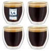 Creano Doppelwandige Espresso-Gläser, 4er-Set 100ml Thermo-Gläser Mit Schwebe-Effekt -Deutschland Herd Geheimnis Verkaufs-Shop 563d333f65e99bbf19385bfb6854888b