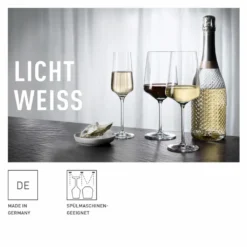 LICHTWEISS JULIE WEIßWEINGLAS-SET #1 VON NADINE NIGGEMEIER -Deutschland Herd Geheimnis Verkaufs-Shop 57ebd48214c4085311dc07a7a625c860
