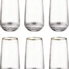 BUTLERS TOUCH OF GOLD 6x Longdrinkgläser Mit Goldrand 480ml -Deutschland Herd Geheimnis Verkaufs-Shop 583313a2f29f6975b5cd514f1cd03e7b