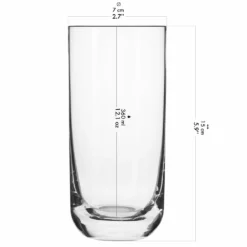 KROSNO Longdrinkgläser Wassergläser Trinkgläser | Set Von 6 | 360 ML | Glamour Kollektion | Perfekt Für Zuhause, Restaurants Und Partys | Spülmaschinenfest -Deutschland Herd Geheimnis Verkaufs-Shop 58d617d4e7bb57ff6d54e67f0a70e34c