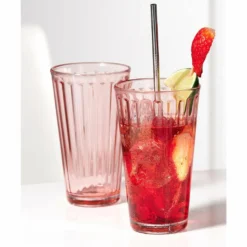 Ritzenhoff & Breker Longdrinkglas Lawe, Becher, Trinkglas, Glas, Rosa, 400 Ml, 164459 -Deutschland Herd Geheimnis Verkaufs-Shop 5af489faa7998a135b07e1f82cefe93e
