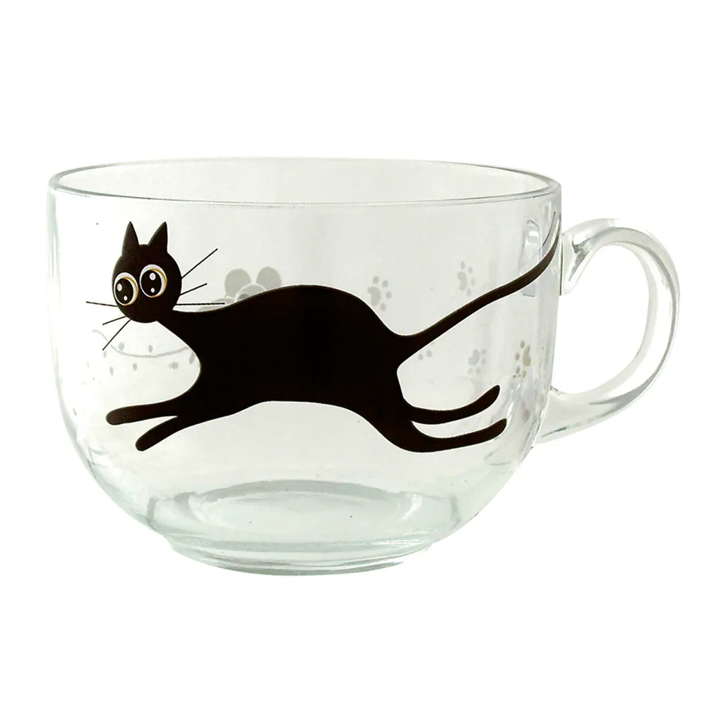 Tazza Luminarc Mistigri Grande Trasparente Gatto Vetro (500 Ml) (6 Unità) 5 Tazza Luminarc Mistigri Grande Trasparente Gatto Vetro (500 Ml) (6 Unità) - Image 3