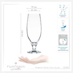 Bierkelche 500ml (max. 580ml) Set 6-Teilig Bierglas Weizengläser Aus Crystalline Glas -Deutschland Herd Geheimnis Verkaufs-Shop 5ea42374ba19e8222eb47e296f6b09dd