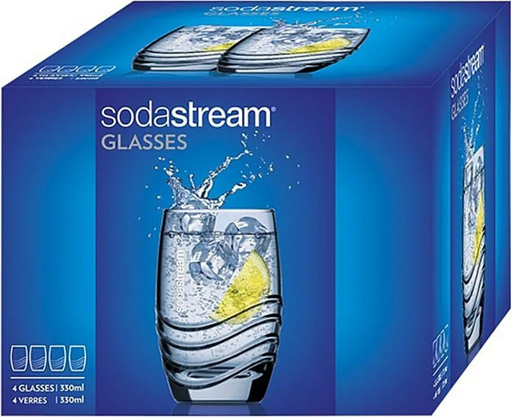 Sodastream Trinkglas 4er-Pack, Passend Zu Sodastream-Glaskaraffen 11 Sodastream Trinkglas 4er-Pack, Passend Zu Sodastream-Glaskaraffen - Image 9