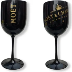 Moët & Chandon 4x Champagnergläser Champagner Gläser Set In Schwarz