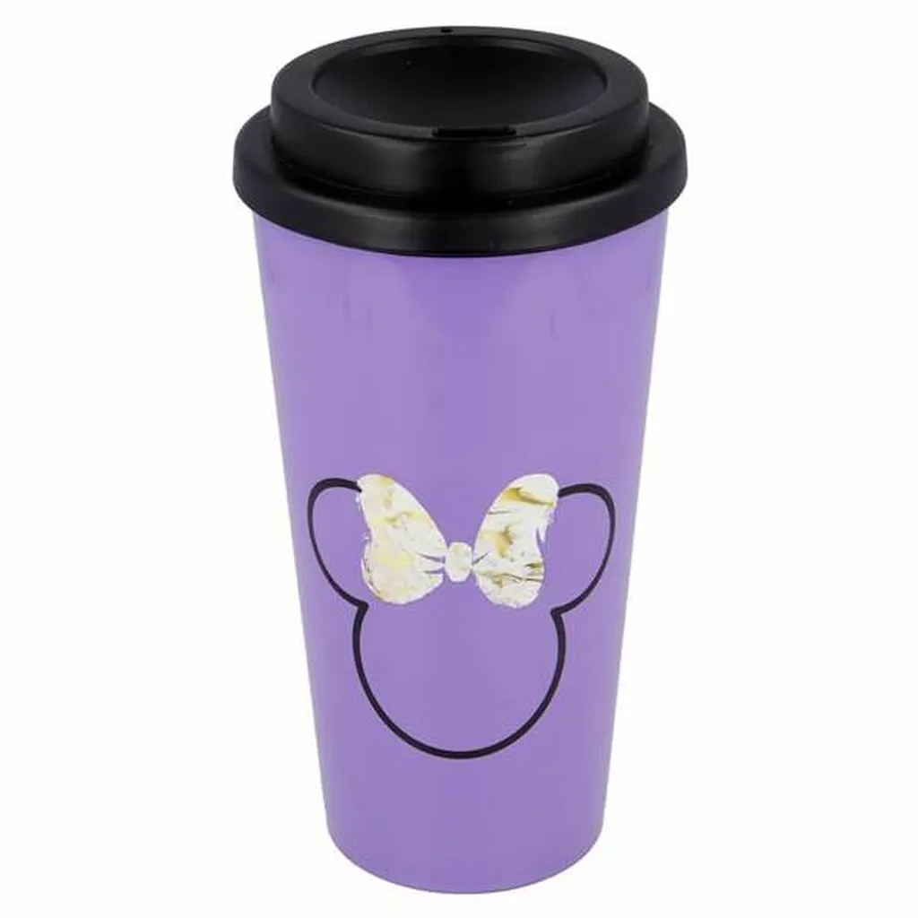 Trinkbecher Glas Mit Deckel Minnie 520 Ml Mini Maus 3 Trinkbecher Glas Mit Deckel Minnie 520 Ml Mini Maus